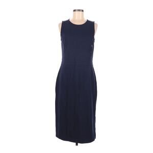 Halogen Casual Dress Size Medium Dark Blue Sleeveless Summer Casual Career